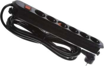 Bachmann SMART 6-Pin Socket Strip Black