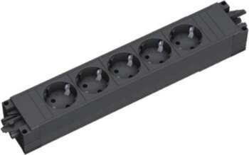 Bachmann STEP BASE 5-Socket 16A Black
