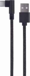 CABLE USB2 TO USB-C ANGLED/CC-USB2-AMCML-0.2M