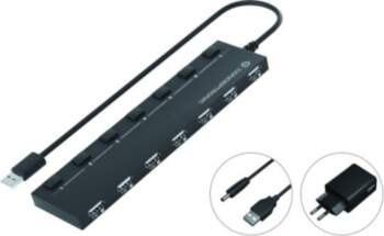 Conceptronic HUBBIES08BP USB 2.0 480