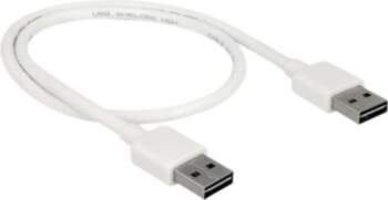Delock Easy USB cable 50cm White