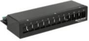Delock Keystone Desktop Patch Panel Black