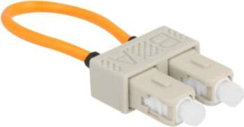 DeLOCK OM1 Fiber Optic Loopback Adapter