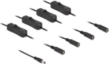 Delock Power Cable 1m Black
