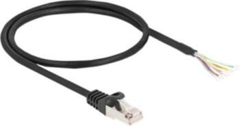 DeLOCK S/FTP 50cm Network Cable Black
