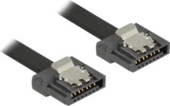 DeLOCK Serial ATA Cable Black 20cm