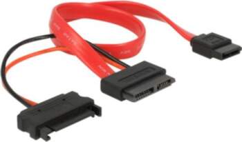DeLOCK Serial ATA Cable Red 30cm