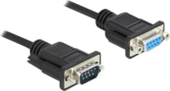 Delock Serial Extension Cable 2m Black