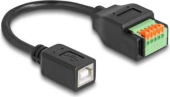 Delock USB Adapter, 15cm Black