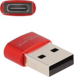Delock USB-C Adapter Red
