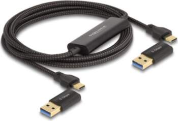 DeLOCK USB-C Cable Set 2m Black
