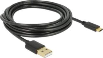 Delock USB Type-C Cable 3m Black