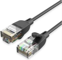 PATCH CABLE CAT.6A UTP/5M BLACK