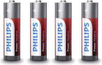 Philips AA Baterijas Power Alkaline 4gab