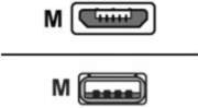 Sharkoon USB Cable 0.5m Black