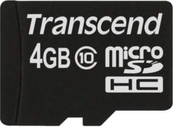 Transcend Information Transcend Premium microSDHC 4GB