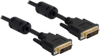 Delock 2m Black DVI Cable