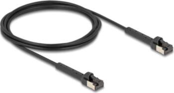 DeLOCK CAT 6a U/FTP 2m Black