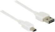 Delock Easy USB cable 1m White