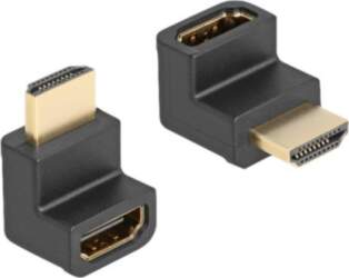 Delock HDMI Right Angle Adapter Black