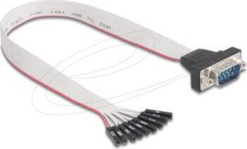 Delock Serial Cable 30cm Gray