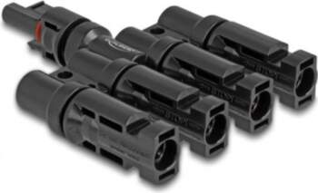 Delock Solar Panel Connector Black