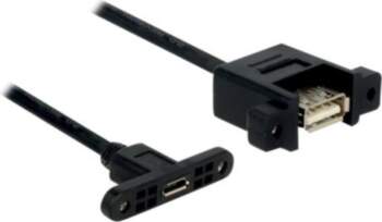 Delock USB Adapter Cable 25cm Black