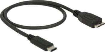 Delock USB Type-C Cable 50cm Black