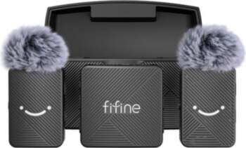 Fifine M9 tie microphone set (black)