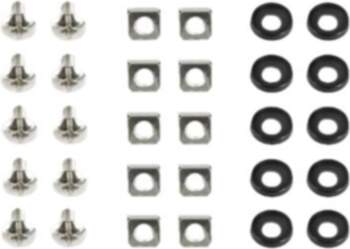 Gembird Rack Mounting Pack Black Grey