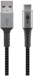 Goobay 1m Silver USB Type-C Cable