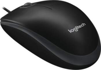 Logitech Mouse B100 Wired Black