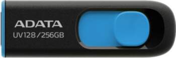 MEMORY DRIVE FLASH USB3 256GB/BLK/BLUE AUV128-256G-RBE