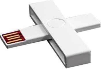 PLUSS ID smart card reader white