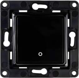 Shelly wall switch 1 button (black)