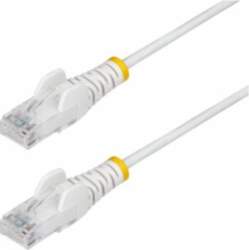 StarTech.com 2m White Slim CAT6