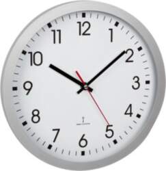 TFA Dostmann TFA Round Clock Gray
