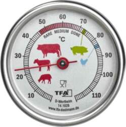 TFA Dostmann TFA Step Thermometer Silver