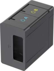Automatic cleaning fluid dispensing module with