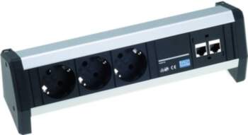 Bachmann DESK 4-Socket Socket Tray 16A