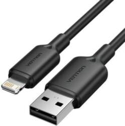 CABLE USB2.0 TO LIGHTNING/2M BLACK