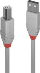CABLE USB2 A-B 2M/ANTHRA GREY36683 LINDY