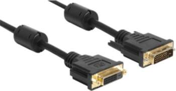 Delock 2m Black DVI Cable
