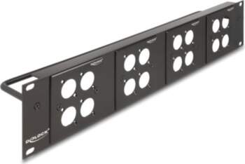 DeLOCK Blank Patch Panel Black