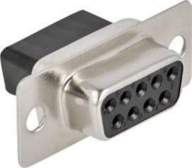 Delock Data Connector Black Silver