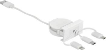 Delock Easy Lightning Cable 50cm White