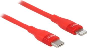 Delock Lightning Cable 1m Red