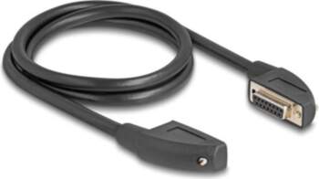 DeLOCK Serial Cable Black 1m