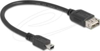 Delock USB Cable 20cm Black