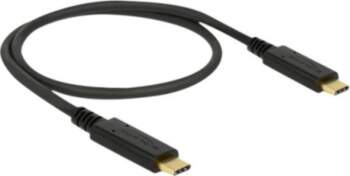 Delock USB Type-C Cable 50cm Black